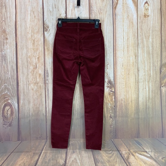 💙NWT J Crew 9” High Rise Toothpick Velvet Jean 24x27 1/2 - Picture 4 of 16